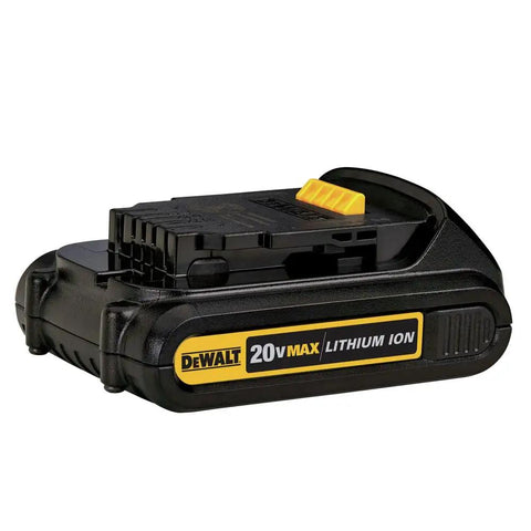 20V MAX lithium-ion battery included with Compact 20V Cordless Drill And Driver Kit With Brushless Motor Half Inch Chuck Ultra Lightweight