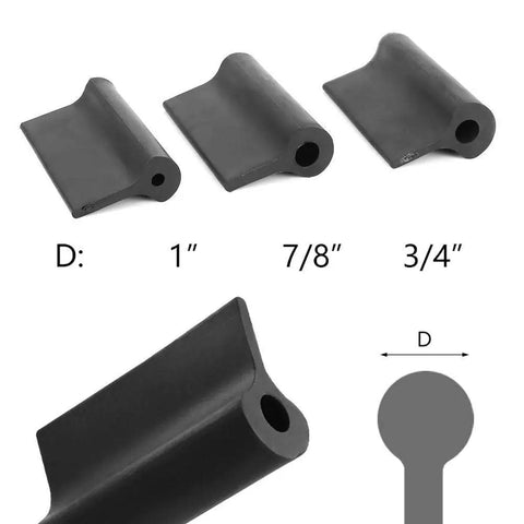 Flexible Contour And Angle Sanding Grips Set Pro Grade with Double Ended Pads sizes 1 inch, 7/8 inch, 3/4 inch in black.