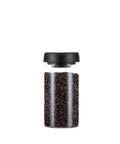 Turn Up Your Kitchen Game With This Super Durable Vacuum Sealed Glass Jar Built For Coffee Beans And Dry Goods. 1200Ml Glass jar filled with coffee beans.