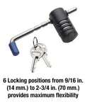 Trailer Lock For Stainless Steel Adjustable Coupler Latch Keeps Your Gear Safe And Secure No Fuss Easy Install Heavy Duty Lock