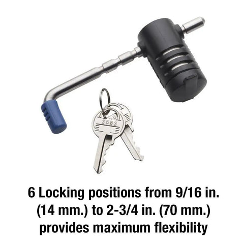 Trailer Lock For Stainless Steel Adjustable Coupler Latch Keeps Your Gear Safe And Secure No Fuss Easy Install Heavy Duty Lock
