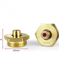 0.215mm Ruby Core EDM Wire Guide Nozzle Tip with precise center hole and stable wire feed