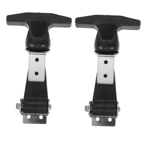 Stainless Steel Flexible T Handle Latches For Tool Boxes And Automotive Use, Elastic Draw Latch With Comfortable Rubber Grip For Strong Closure