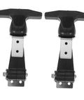 2 Pack Flexible Stainless Steel Draw Latches With Curved T Handle Grip For Tool Boxes Carts Automotive Boats And Coolers