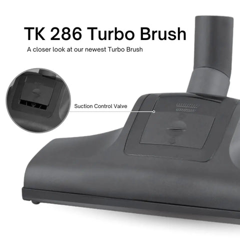 Air Driven Central Vacuum Powerhead For Deep Carpet Cleaning With Turbine Technology That Lifts Dirt Dust And Pet Hair From Low To High Pile No Electrical Power Needed Fits Vacuflo Beam Nutone Vacumaid And More with control valve visible