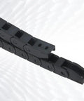 1 Meter Closed Drag Chain Cable Carrier 10x10mm For 3D Printer And CNC Machines, Pro Grade Durable Plastic Wire Chain With Low Friction, R18 Internal Size, Includes Screwdriver Tool, Perfect For Clean No Fuss Cable Runs, black closed drag chain for 3D printer and CNC