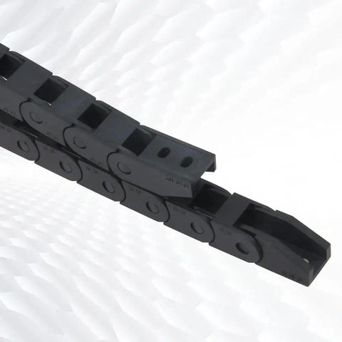 1 Meter Closed Drag Chain Cable Carrier 10x10mm For 3D Printer And CNC Machines, Pro Grade Durable Plastic Wire Chain With Low Friction, R18 Internal Size, Includes Screwdriver Tool, Perfect For Clean No Fuss Cable Runs, black closed drag chain for 3D printer and CNC