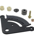 Steering Sector Plate And Pinion Gear Bolt On Replacement Kit For LA Series Lawn Tractors LA100 LA105 LA120 LA130 LA135 LA140 LA145 LA150 LA165 LA175 Heavy Duty Includes Sector Plate Pinion Gear Nut And Bolt Metal And Plastic Bushings 19 Tooth Gear