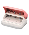 Three Hole Punch Handheld Paper Puncher With Five Sheet Capacity And Alignment Posts For B5 A5 A4 A6 A7 Sized Papers