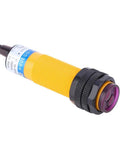 10 Pack Reflex Photoelectric Sensor For Diffuse Reflection, 200mA DC Three Wire PNP Output sensor with yellow casing and cable