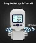 Portable Gas Flow Meter For Nitrogen, Oxygen And Air MEMS Based Mass Flow Meter Handheld On The Go Tester with 180° LCD display