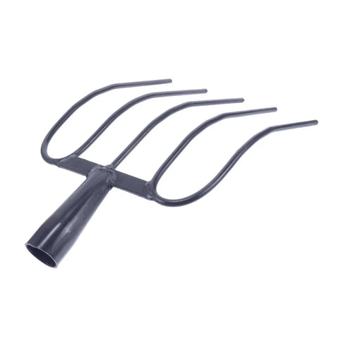 Heavy Duty Handheld Manure Fork Workhorse For Farm Work And Yard Cleanup With Durable Prong Design And Rust Resistant Construction tool