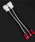 Slick Solid Automotive Sensor Wiring Harness Connector Plug 72 9300 for Ford Aspire Contour Mazda Festiva white and black wire connectors