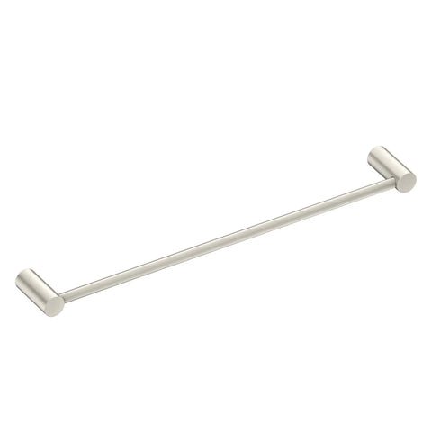 Align 24-Inch Modern Single Towel Bar In Brushed Nickel For Bathroom Or Kitchen, easy-install mount, sleek warm gray metallic finish