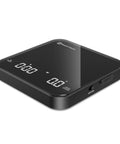 Palm Size Espresso Scale With Timer And USB C Rechargeable Battery, 2kg Capacity At 0.1g Precision For Espresso And Pour Over, Black