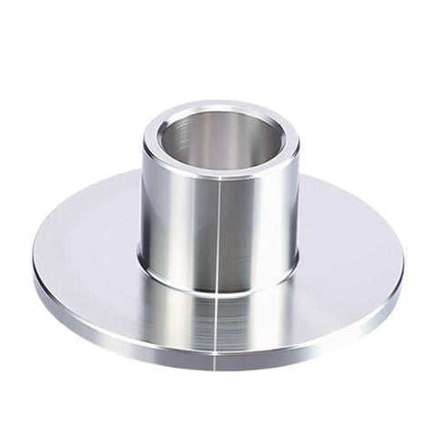 Heavy Duty Stainless Steel Router Template Guide And Trim Ring for precision woodworking, showcasing collar design and finish.