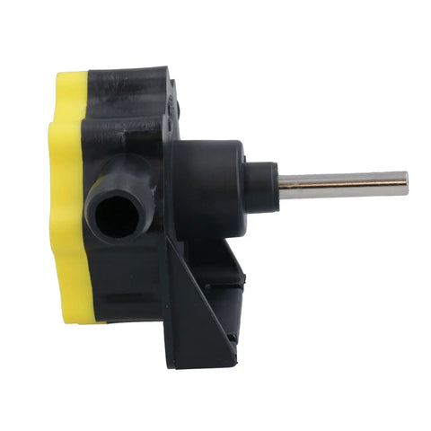 Side view of Heavy Duty Drill Pump For Oil And Fluids That Works With Any Drill Electric Air Or Cordless Not For Gasoline