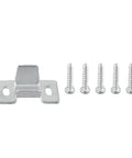 Spring Loaded Push To Open Door Catch Set, 2 Pack, with screws, cold rolled steel, for cabinets and hatches