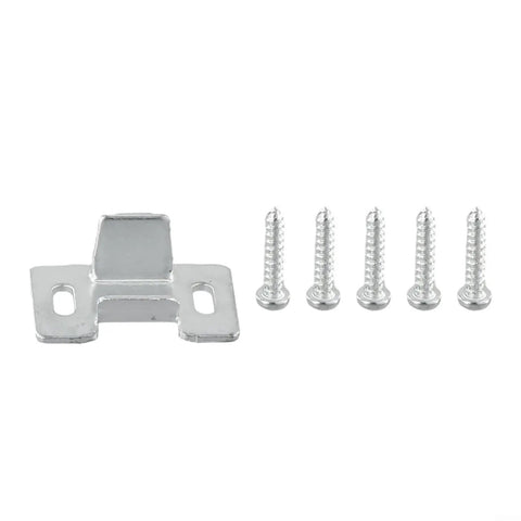 Spring Loaded Push To Open Door Catch Set, 2 Pack, with screws, cold rolled steel, for cabinets and hatches