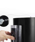 Close-up of water filling feature on Full Automatic Electric Noodle Maker With Smart Water Filling And Multi Function Pasta Press.