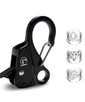 Stainless Steel Anchor Hook With Quick Release For Small Boats Pontoon And Kayak Plated Black Set Of 2 designed for tension adjustments