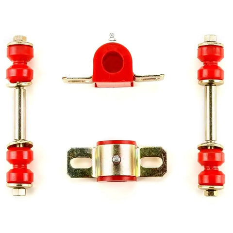 Front Suspension Upgrade Kit With Polyurethane Greasable Tie Rods, Upper And Lower Ball Joints, And Control Arm Bushings For 1973 Chevy Monte Carlo, Left And Right Sides, Heavy Duty RPFSRKF1CMC components.