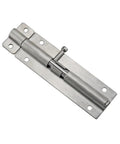 Heavy Duty 304 Stainless Steel Door Bolt Buckle For Home Safety And Security Plus Indoor Spring Hinge Pin Set, detailed view of the bolt mechanism.