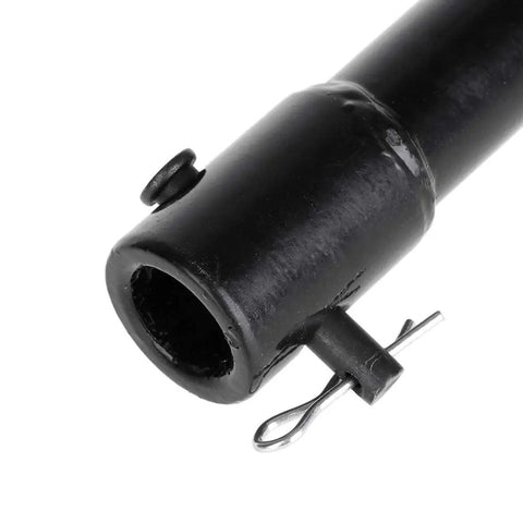 Close-up of Long Reach Extension Auger Bit For Hole Digger Hard To Reach Thirty To Fifty Centimeters Drill Bit Extension