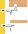 Heavy Duty Zinc Plated Shelf Brackets For Wall Mount Storage Built To Last Workhorse Bracket installation view