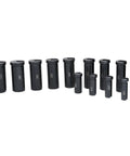 Slotted bushings from HSS Keyway Broach Set 4mm 5mm 6mm 8mm Metric Keyway Tools With Slotted Bushings And Shims, Style B and C.