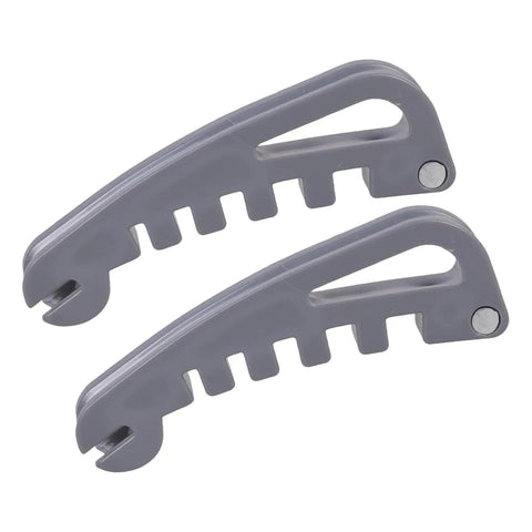 Glasses Adjustment Tool Quick Fix For Bent Temples And Misaligned Nose Pads With Multi Directional Slots In Silver PP Construction