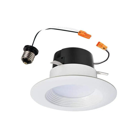 4 Inch Recessed LED Can Light Retrofit Kit For Ceiling And Shower Downlight 3000K Warm White No Brainer Upgrade