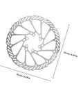 Rock Solid Mountain Bike Disc Brake Kit featuring 16 cm steel rotor for fat tire cruisers and dirt bikes, enhancing stopping power.