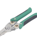No Sweat Heavy Duty Spring Loaded Wire Stripper Multifunctional Terminal Crimping Tool With Rugged Stainless Steel Construction For Electricians
