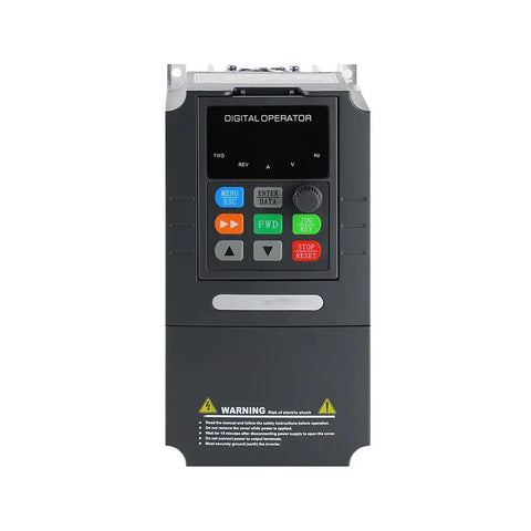 Heavy Duty 480V 3 Phase VFD Inverter 2HP 1.5kW Variable Frequency Drive for Industrial Motors front view