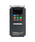 Front view of Beefy 1 HP 480V Three Phase Variable Frequency Drive Inverter with control panel and buttons for industrial motors.