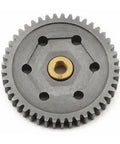 Gen8 Hardened 45T Steel Spur Gear 32P for Redcat RRP8845 viewed from above, showing its durable steel construction and precise gear teeth.