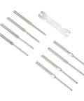 Stainless Steel Cable Railing Kit For Deck And Stair Railings With 3 16th Inch Crimp Lag Screws Left And Right Threaded Fasteners And Wrench