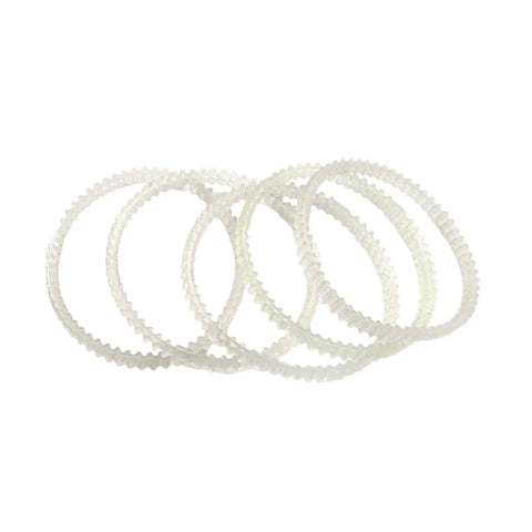 Durable Nylon 6X KT6808 Chain Dentate Strips for jewelry rotary tumbler polishing machines, 6-piece set