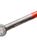 N10DHDGPT2500 Strong-Drive 33 SCN Smooth-Shank Connector Nail 2.5 in HDG, close-up view of nail with red tip