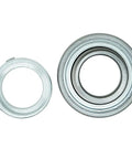 SA208 Insert Bearing 40mm Bore Spherical OD With Eccentric Locking Collar And Lubrication Hole Beefed Up For Heavy Duty Use High Speed Low Noise Long Life Bearings For Extreme Climates And OEM Replacements, silver steel ring set