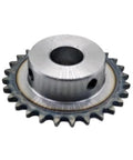 Top Grade 13 Tooth Sprocket For 04C And 25H Chain Drive Systems With 6.35mm Pitch And Durable 45# Steel Construction visible from front angle.