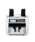Kickstart Your Register With This Slick Automatic Money Counter Featuring Multi Currency Support Mg Verification Double Note Detection Adjustable Hopper And External Display For Effortless Cash Sorting, front view with digital display.