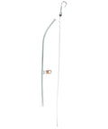 Chrome Engine Oil Dipstick For Small Block Chevy 1980-1996, 16.5 Inch Tube, 24 Inch Overall Length, OEM-Style Markings For Accurate Readout, Clear Oil Visibility, 57283, showing full dipstick and tube.