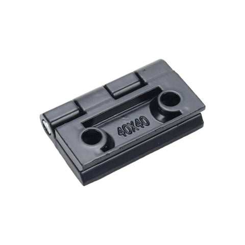 Heavy Duty Metal Foldable Butt Hinges 4 Pack, Smooth Ball Bearing Cabinet Door Hardware, Solid Zinc Alloy 1.57 Inch Square, close-up view of hinge.