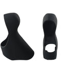 Silicone Hood Cover For Road Bike Brake Levers Ultegra 105 ST 6700 10 Speed Shift Shifter Protectors in black, two angles