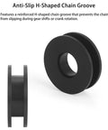 Anti-slip chain groove of Chain Keeper For Bike Travel And Maintenance, Adjustable Dummy Hub Axle Stabilizer.