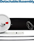 Pendulum Energy Lab Kit for Physics Class components showing metal parts, track, wires, and assembly instructions.