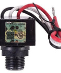 Tork RKP301 outdoor 120-volt button photocontrol dusk to dawn sensor with wires for exterior lighting automation