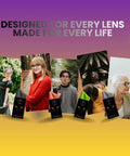 Front view of TOVO PRIME microfiber lens cleaning cloths, 6-pack, assorted colors, for glasses and cameras, 6x7 inches.